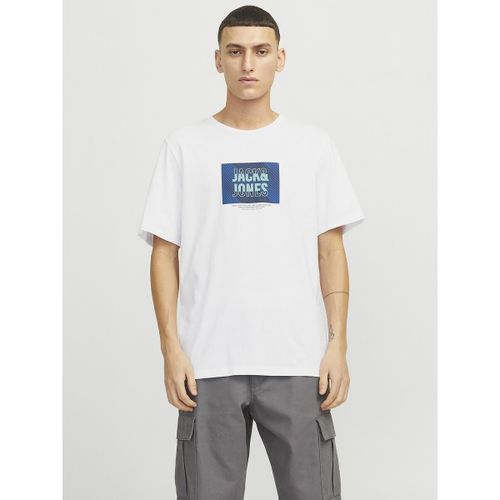 T-shirt girocollo stampata - JACK & JONES - Modalova