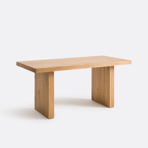 Malu Solid Pine Fixed 4-6 Seater Dining Table - LA REDOUTE INTERIEURS - Modalova