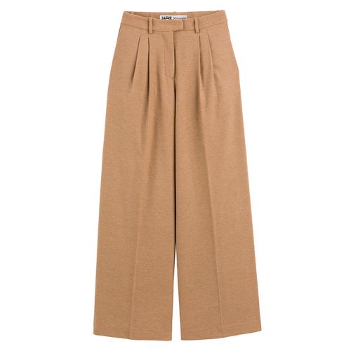 Pantaloni Larghi Con Pinces, Vita Alta Donna Taglie 44 (FR) - 48 (IT) - pomandere x la redoute - Modalova