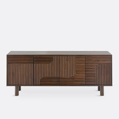 Sevan Solid Pine 4-Door Sideboard - LA REDOUTE INTERIEURS - Modalova