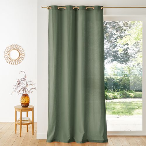 Tenda Tessuto Misto Con Occhielli, Lincot Taglie 300 x 135 cm - la redoute interieurs - Modalova