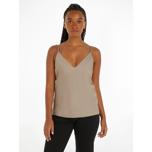 Top con spalline sottili - CALVIN KLEIN - Modalova