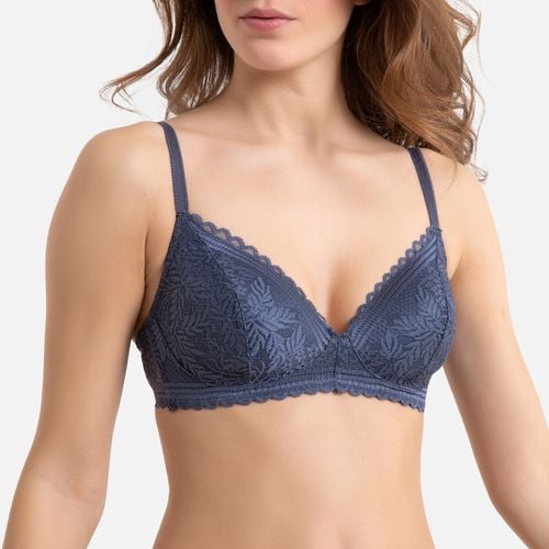 Reggiseno Imbottito In Pizzo Riciclato Donna Taglie 2 A - la redoute collections - Modalova