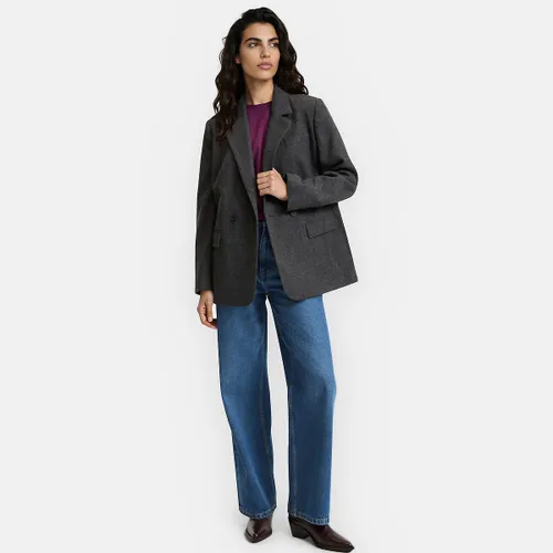 Marl Effect Oversized Blazer - LA REDOUTE COLLECTIONS - Modalova