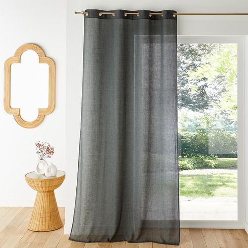 Tenda Con Occhielli, Poliestere E Lino, Aron Taglie 180 x 135 cm - la redoute interieurs - Modalova