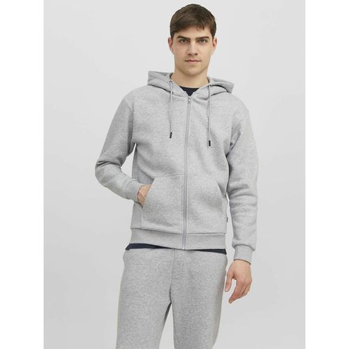 Felpa Con Cerniera E Cappuccio Uomo Taglie L - jack & jones - Modalova