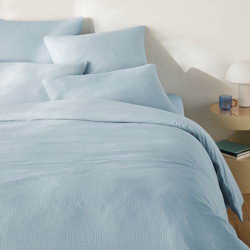 Copripiumone Garza Di Cotone/cotone Lavato, Kumco Taglie 200 x 200 cm - la redoute interieurs - Modalova