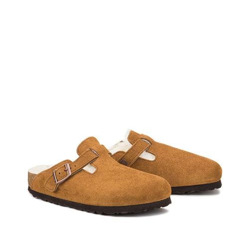 Sabots Pelle Scamosciata Imbottiti Boston Vl/fell Donna Taglie 36 - birkenstock - Modalova