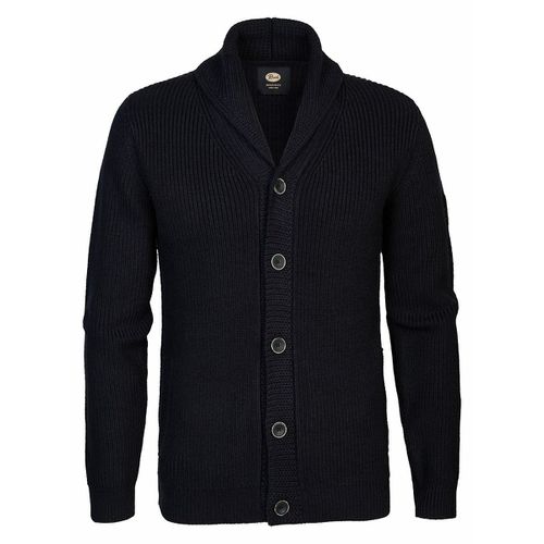 Cardigan in maglia con collo a scialle - PETROL INDUSTRIES - Modalova