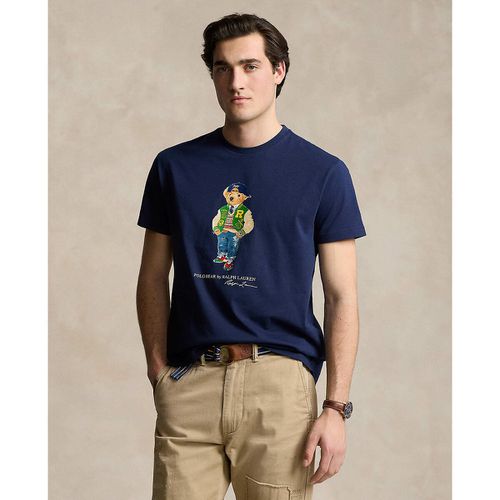 T-shirt Dritta In Jersey Bear Uomo Taglie L - polo ralph lauren - Modalova