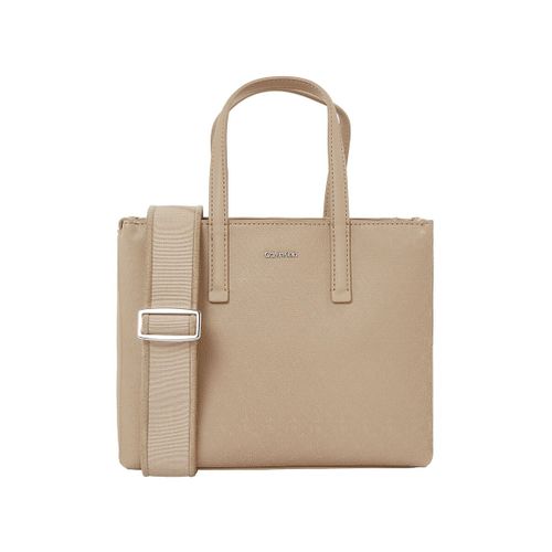 Borsa shopping con tracolla rimovibile - CALVIN KLEIN - Modalova