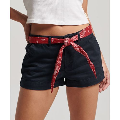 Shorts chino con cintura bandana - SUPERDRY - Modalova