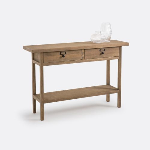 Lunja Console Table in Solid Pine - LA REDOUTE INTERIEURS - Modalova