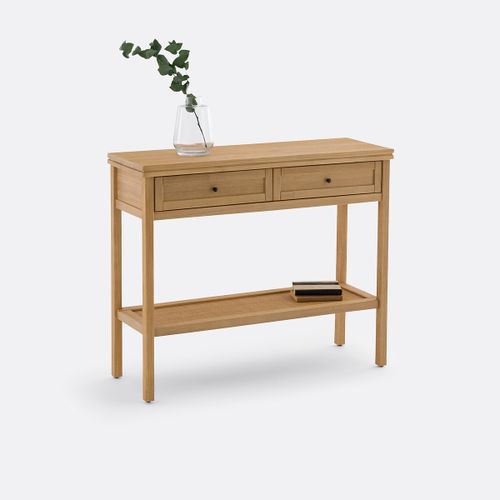 Gabin Solid Pine & Cane Double Level Console Table - LA REDOUTE INTERIEURS - Modalova