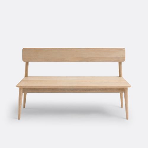 Natéo Solid Oak Bench - LA REDOUTE INTERIEURS - Modalova