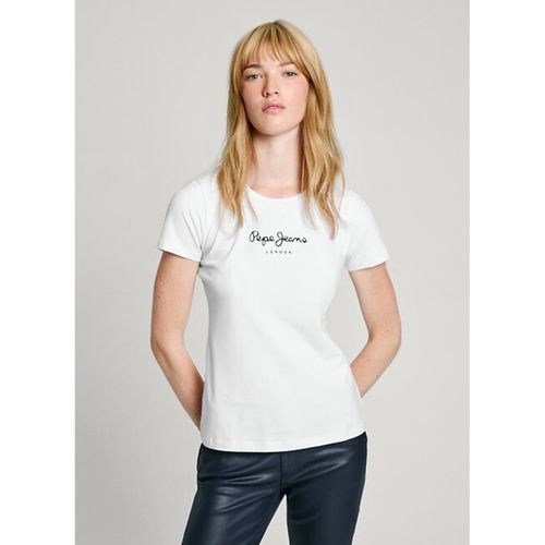 T-shirt Maniche Corte, Logo Davanti Donna Taglie S - pepe jeans - Modalova