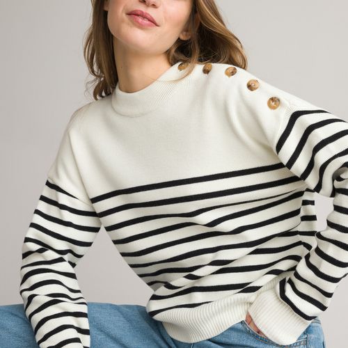 Pull Alla Marinara, In Misto Lana Donna Taglie L - la redoute collections - Modalova