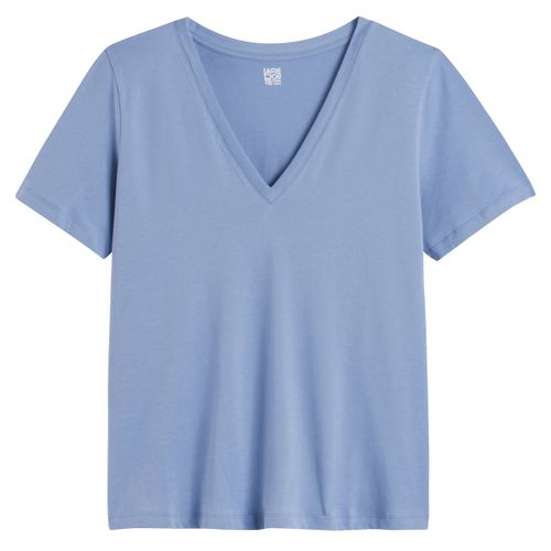 T-shirt loose scollo a V, maniche corte - LA REDOUTE COLLECTIONS - Modalova