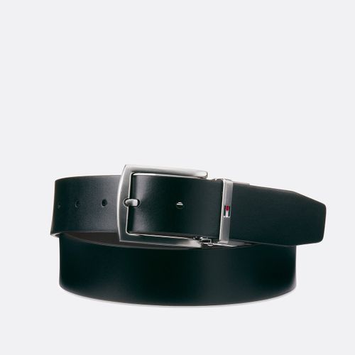 Cintura reversibile in pelle Denton 3,5 cm - TOMMY HILFIGER - Modalova