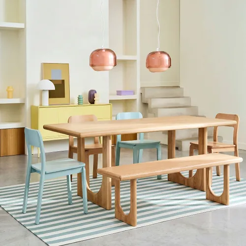 Douve Solid / Veneered Bench, Length 160cm - LA REDOUTE INTERIEURS - Modalova