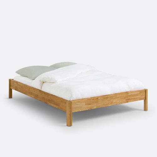 Zulda Solid Oak Bed Frame - LA REDOUTE INTERIEURS - Modalova