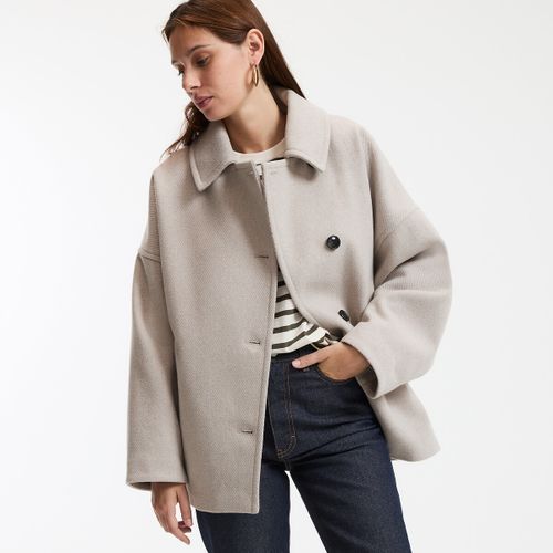 Cappotto corto oversize con bottoni - LA REDOUTE COLLECTIONS - Modalova