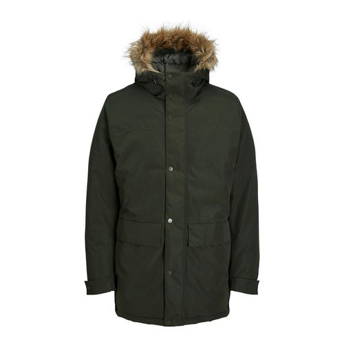 Parka Con Cappuccio Bordato Da Pelliccia Sintetica Jjchamp Uomo Taglie XS - jack & jones - Modalova