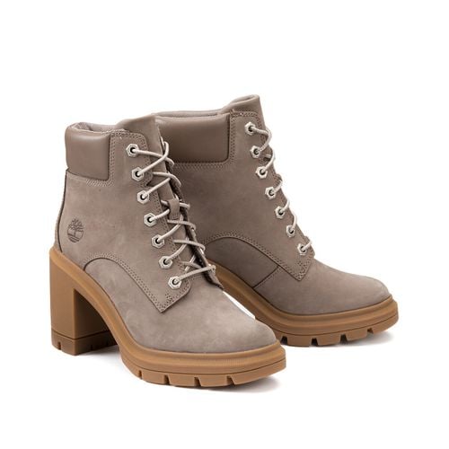 Stivaletti Pelle Con Tacco Allington Heights 6in Donna Taglie 39 - timberland - Modalova