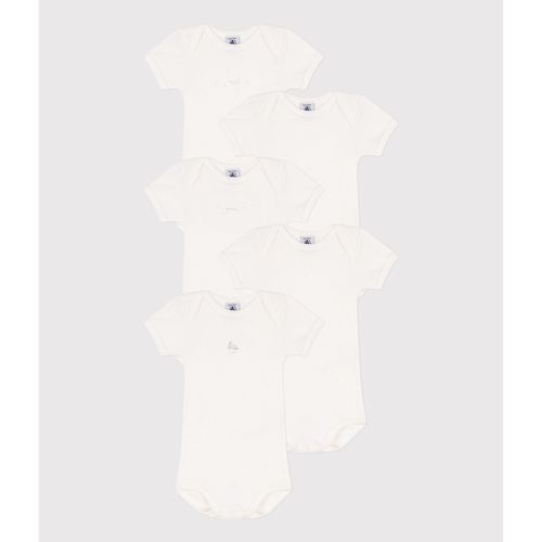 Confezione Da 5 Body Maniche Corte Taglie 3 anni - 94 cm - petit bateau - Modalova