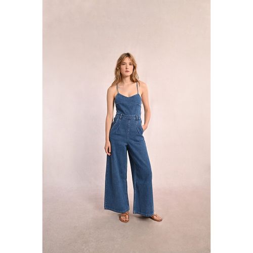 Completo con pantalone e spalline in denim - MOLLY BRACKEN - Modalova