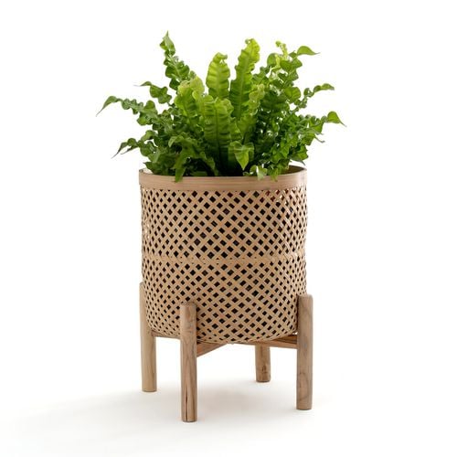 Porta-vaso Su Supporto In Bambù Ø31,5 Cm Bambu - la redoute interieurs - Modalova