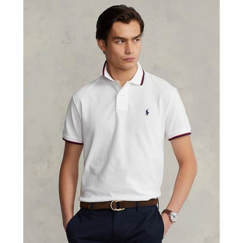 Polo dritta custom fit in maglia piqué - POLO RALPH LAUREN - Modalova