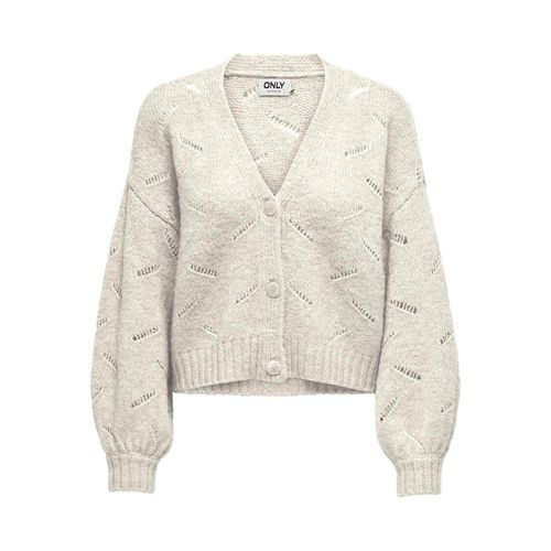 Cardigan scollo a V, maglia traforata - ONLY - Modalova