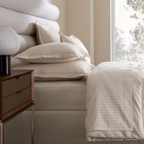 Galor Striped Cotton Satin 500 Thread Count Pillowcase - AM.PM - Modalova