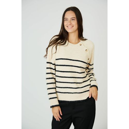 Maglione Girocollo In Maglia Grossa Donna Taglie S/M - see u soon - Modalova