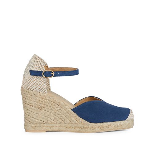 Espadrillas Scamosciate Con Zeppa Gelsa Donna Taglie 37 - geox - Modalova