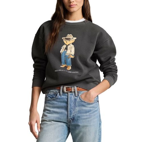 Felpa Girocollo Maniche Lunghe Orso Donna Taglie M - polo ralph lauren - Modalova