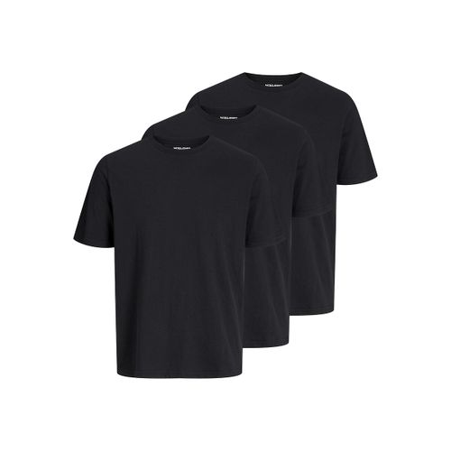 Confezione Da 3 T-shirt Tinta Unita Girocollo Uomo Taglie XXL - jack & jones - Modalova