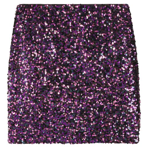 Gonna dritta, corta con paillettes - LA REDOUTE COLLECTIONS - Modalova