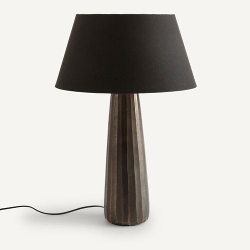 Lampada Da Tavolo Metallo Inciso Lotka - am.pm - Modalova