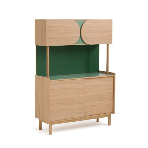 Mobile Credenza Alto Impiallacciato Rovere E Formica, Quillan - formica x la redoute interieurs - Modalova