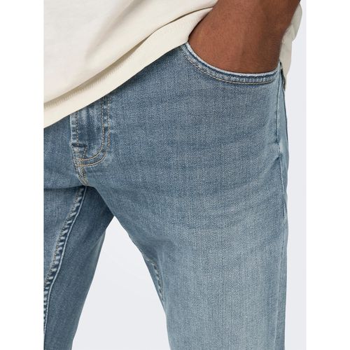 Jeans Slim Stretch Loom Uomo Taglie W36 L34 (US) - 50 (IT) - only & sons - Modalova