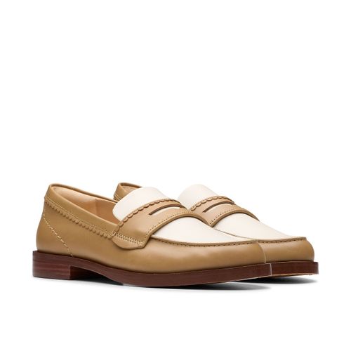 Mocassini In Pelle Straven Edge Donna Taglie 41 - clarks - Modalova