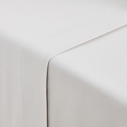 Scenario Plain Cotton Percale 200 Thread Count Flat Sheet - LA REDOUTE INTERIEURS - Modalova