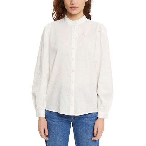 Blusa con collo alla Mao - ESPRIT - Modalova