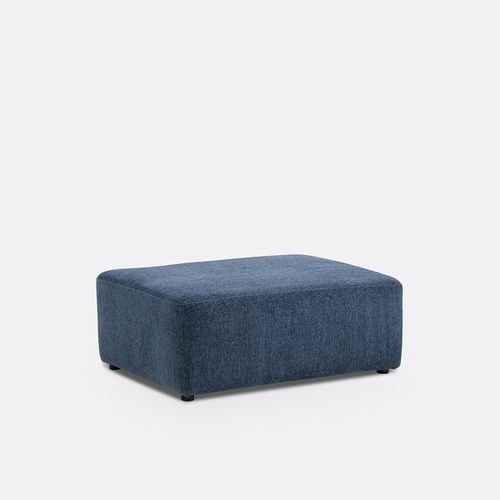 Pouf Poliestere Ciniglia Chiné, Monica - la redoute interieurs - Modalova