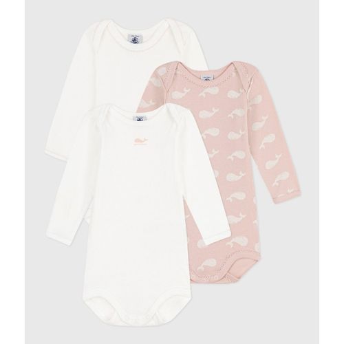 Confezione da 3 body maniche lunghe - PETIT BATEAU - Modalova