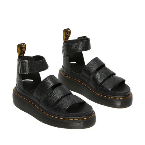 Sandali Clarissa Ii Quad In Pelle, Plateau Donna Taglie 36 - dr. martens - Modalova