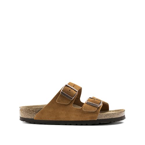 Ciabattine In Pelle Scamosciata Arizona Donna Taglie 37 - birkenstock - Modalova