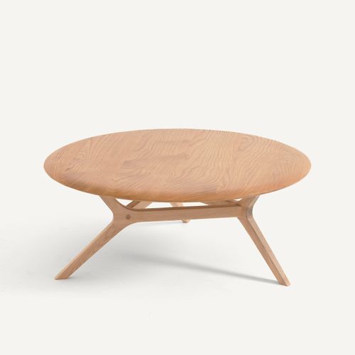 Maricielo Solid Oak 90cm Diameter Coffee Table - AM.PM - Modalova
